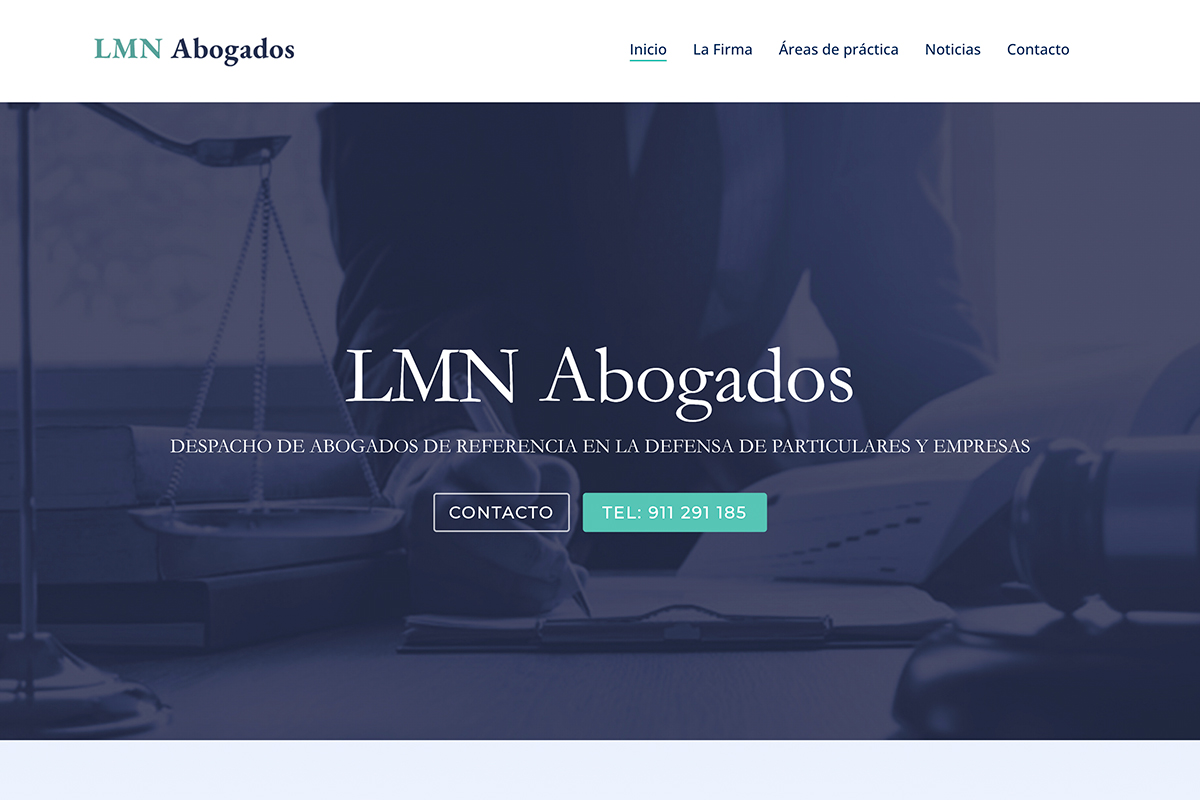Web LMN Abogados